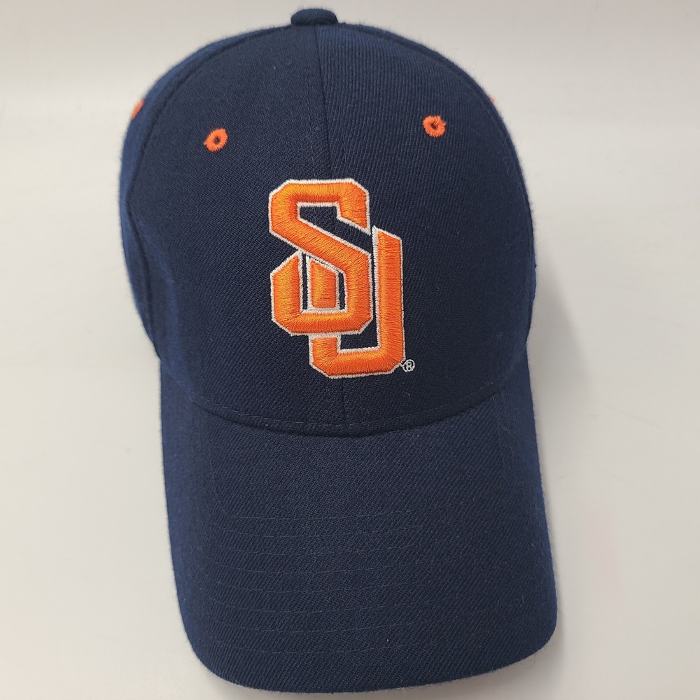 Syracuse Orange Hat Fitted‎ 7 1/8 Zephyr Blue Orange NCAA University Wool Men